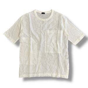 Joseph White Linen Oversized Pocket‎ Tee S Quiet Luxury Minimalist Capsule